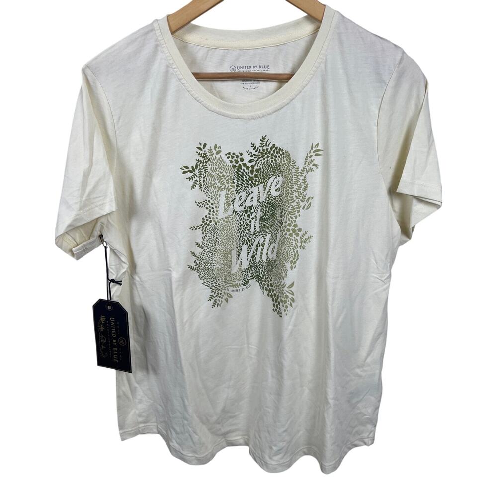 United By Blue NWT Leave it Wild Women's T-shirt Large